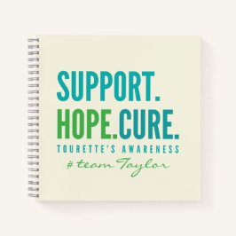 Tourette's Custom support hope Notebook Journal Notizbuch
