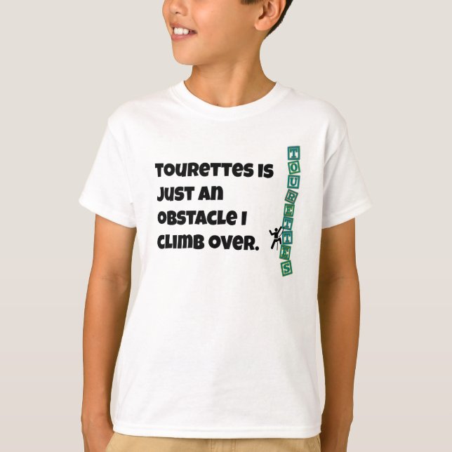 Tourettes ist gerade ein Hindernis T-Shirt (Vorderseite)