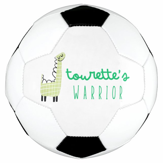 Tourettes Kriegerbewusstsein Fußball-Ball-Geschenk Fußball (Vorderseite)