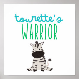 Tourettes Kriegerbewusstsein niedliches Poster-Zei Poster