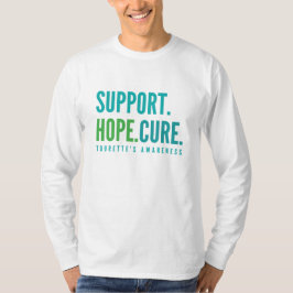 Tourette's support hope cuure Long Sleeved T - Shi T-Shirt