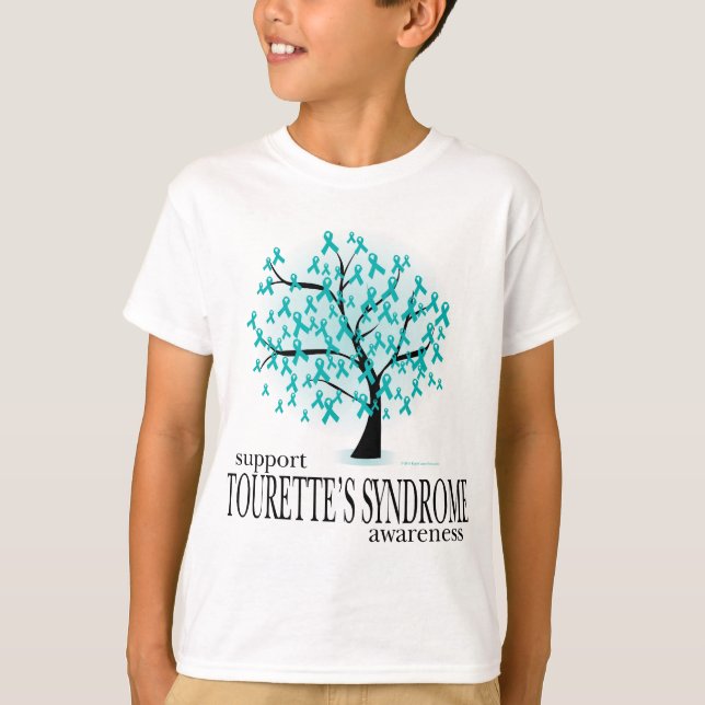 Tourettes Syndrom-Baum T-Shirt (Vorderseite)