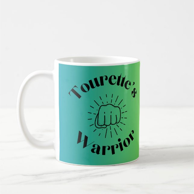 Tourette's Warrior Coffee Tasse (Links)