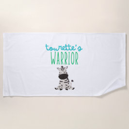Tourette's Warrior niedlich Kids Beach Handtuch