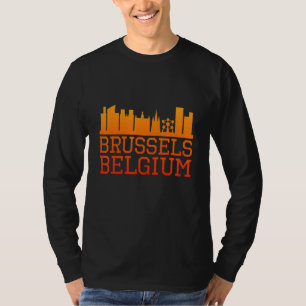 Tourist Attraktionen Gebäude Stadt Belgische Stadt T-Shirt