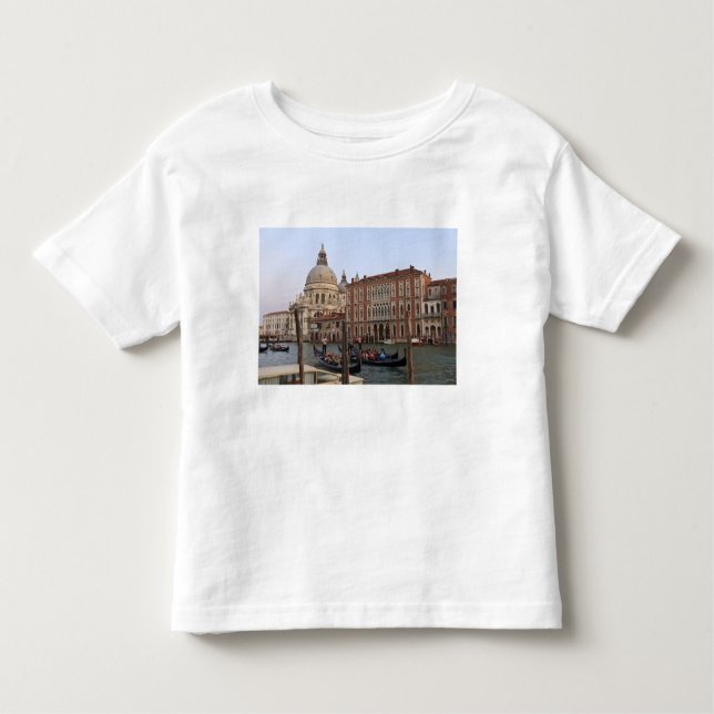 Tourist in Gondolas von San Maria Del Giglio Kleinkind T-shirt (Vorderseite)