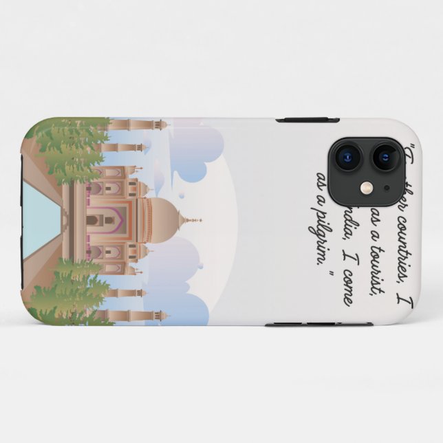 Tourist Place iPhone / iPad case (Rückseite (Horizontal))