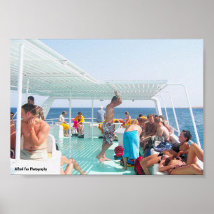 Touristen des Roten Meeres Poster