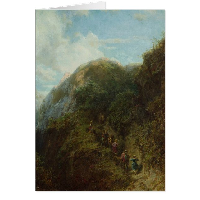 Touristen im Berg (Vorne)