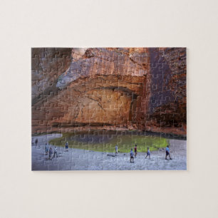 Touristen in Cathedral Gorge, Bungle Bungles Puzzle