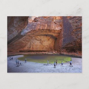Touristen in der Kathedrale Schlucht, Bungle Bungl Postkarte