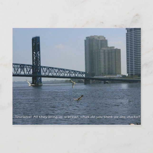 Touristen Postkarte (Vorderseite)