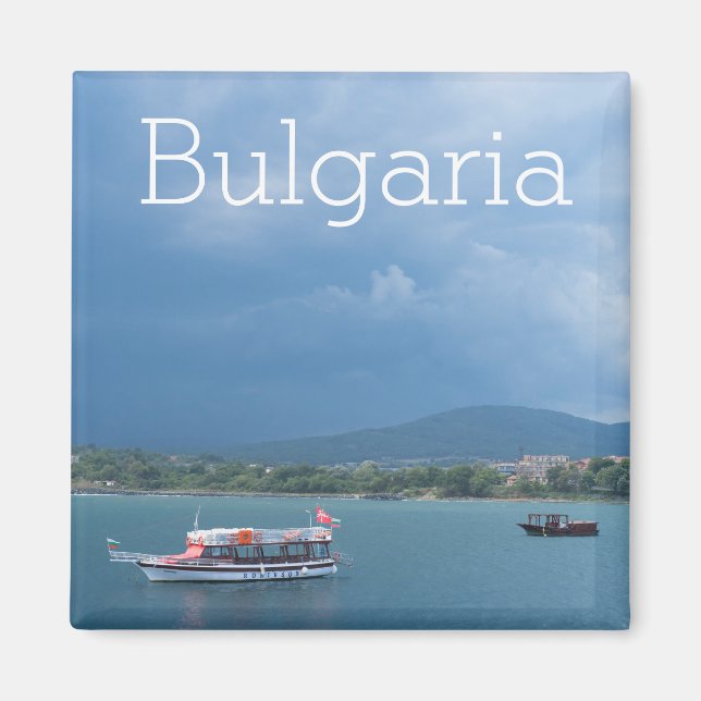 Touristenboot Magnet (Vorne)