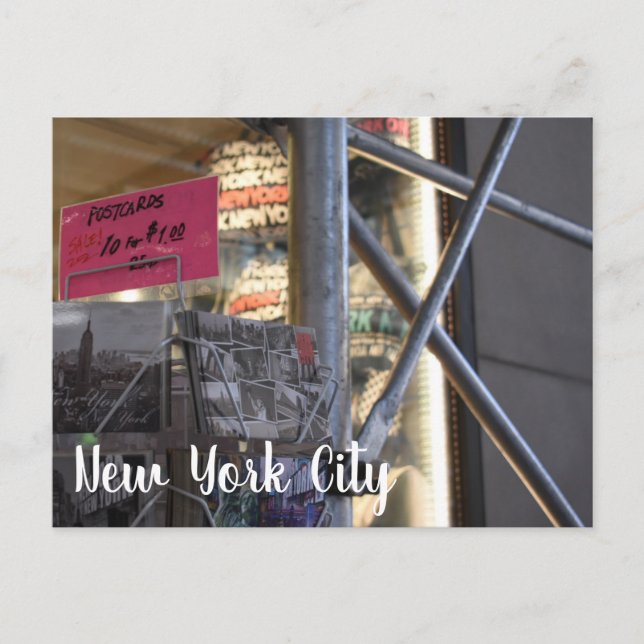 Touristengeschäft New York City NYC Urban Fotograf Postkarte (Vorderseite)