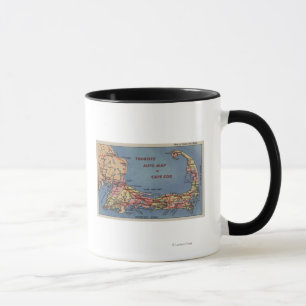 Touristenkarte Auto Cape Cod Tasse