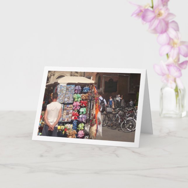 Touristenort Krakau, Polen Karte (Orchidee)