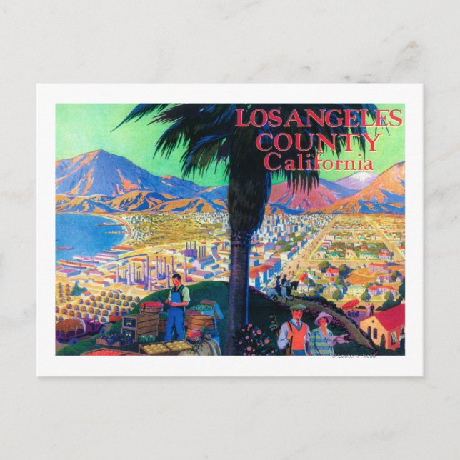 Touristenposter Nr. 1 Postkarte (Vorderseite)