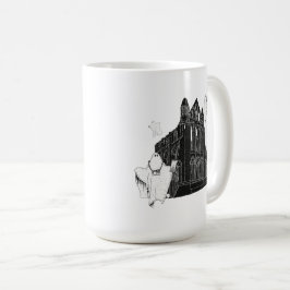 Touristische Geister der Whitby Abbey Kaffeetasse