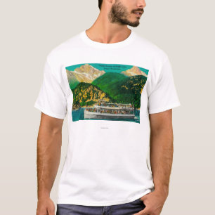 Touristischer Dampfer auf Diablo See, Skagit T-Shirt