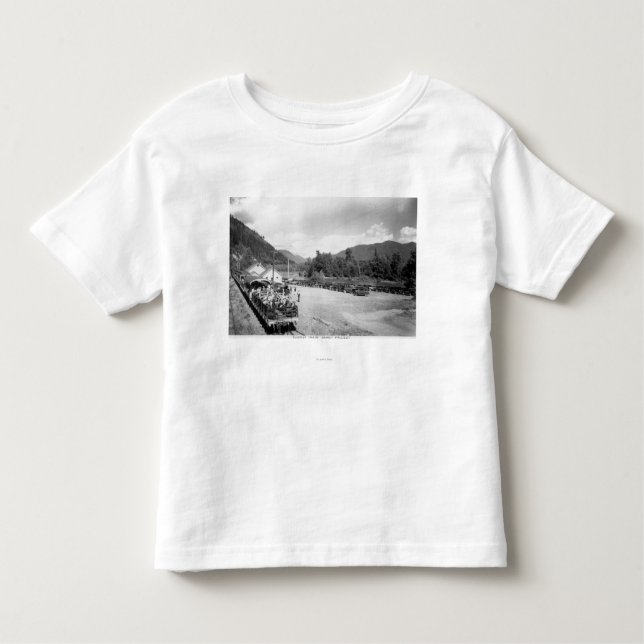 Touristischer Zug des Skagit Projektes Kleinkind T-shirt (Vorderseite)