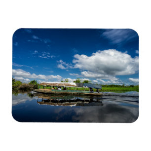 Touristisches Boots-Reflexion Magnet