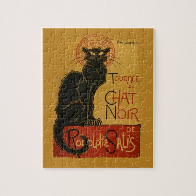 Tournee de Chat Noir Black Cat Puzzle (Vertikal)
