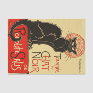 Tournée du Chat Noir Art Nouveau Seidenpapier