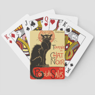 Tournée du Chat Noir Art Nouveau Spielkarten