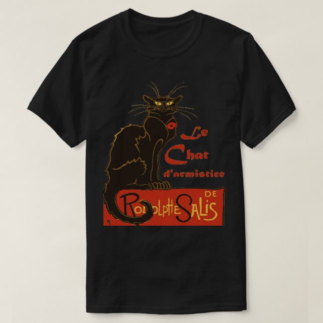 Tournee du Chat Noir D Armistice Veterans Day T-Shirt (Design vorne)