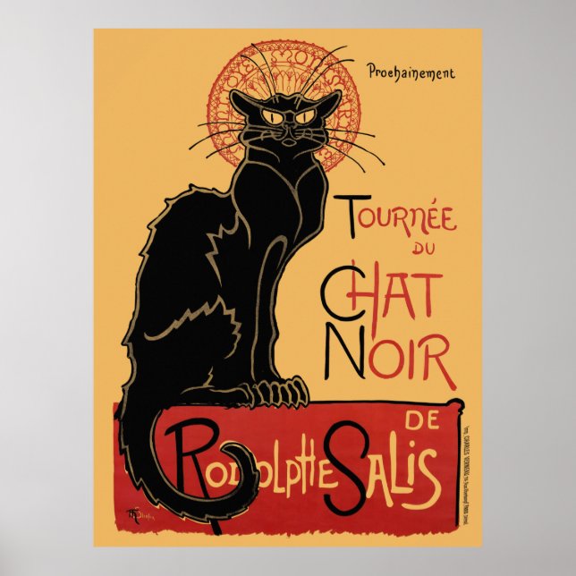 Tournée du Chat Noir France Vintage Poster V2 (Vorne)