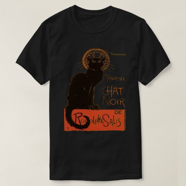 Tournee Du Chat Noir - Nach Steinlein Sticker T-Shirt (Design vorne)