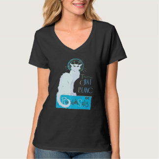 Tournee Du Chat Noir Paris Distressed Vector T-Shirt