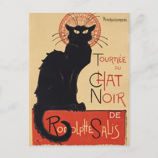 Tournée du Chat Noir  Postkarte (Vorderseite)