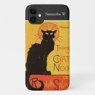 Tournée du Chat Noir, Steinlen Black Cat Vintag iPhone 11 Hülle