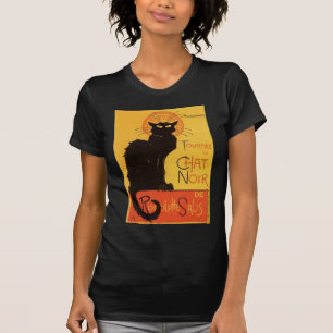 Tournée du Chat Noir, Steinlen Schwarze Katze Vint T-Shirt