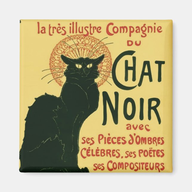 Tournée du Chat Noir, Theophile Steinlen Magnet (Vorne)