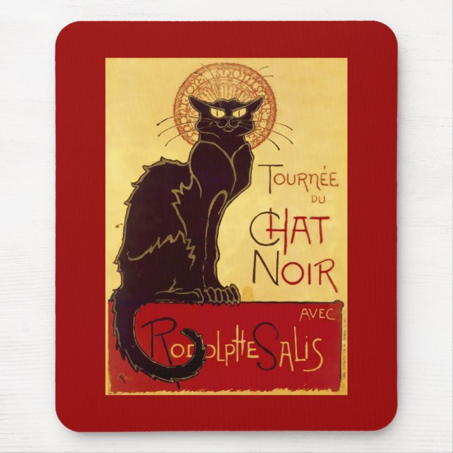 Tournée du Chat Noir, Théophile Steinlen Mousepad (Vorne)