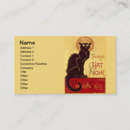 Tournée du Chat Noir, Theophile Steinlen Visitenkarte