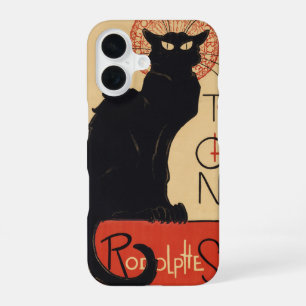 Tournee du Chat Noir Vintage Black Cat Art Nouveau iPhone 16 Hülle