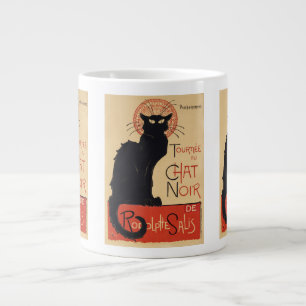 Tournee du Chat Noir Vintage Black Cat Art Nouveau Jumbo-Tasse
