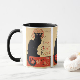 Tournee du Chat Noir Vintage Black Cat Art Nouveau Tasse