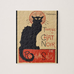 Tournee du Chat Noir Vintage Schwarze Katze Art No Puzzle