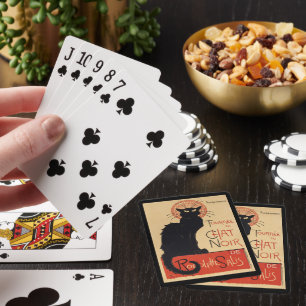 Tournee du Chat Noir Vintage Schwarze Katze Art No Spielkarten