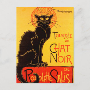 Tournée du Chat Noir - Vintages Plakat Postkarte