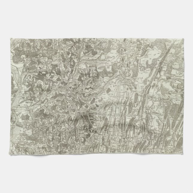 Tournus, Lonsle Saunier Küchentuch (Horizontal)