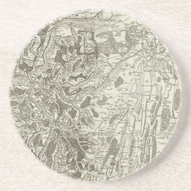 Tournus, Lonsle Saunier Sandstein Untersetzer (Vorne)