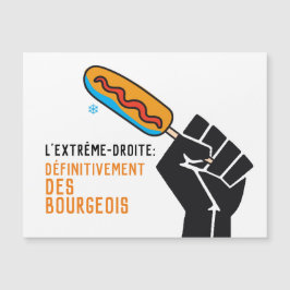 Tous égaux mais pas tas pogos dégelés Spaß PQ Magnetkarte