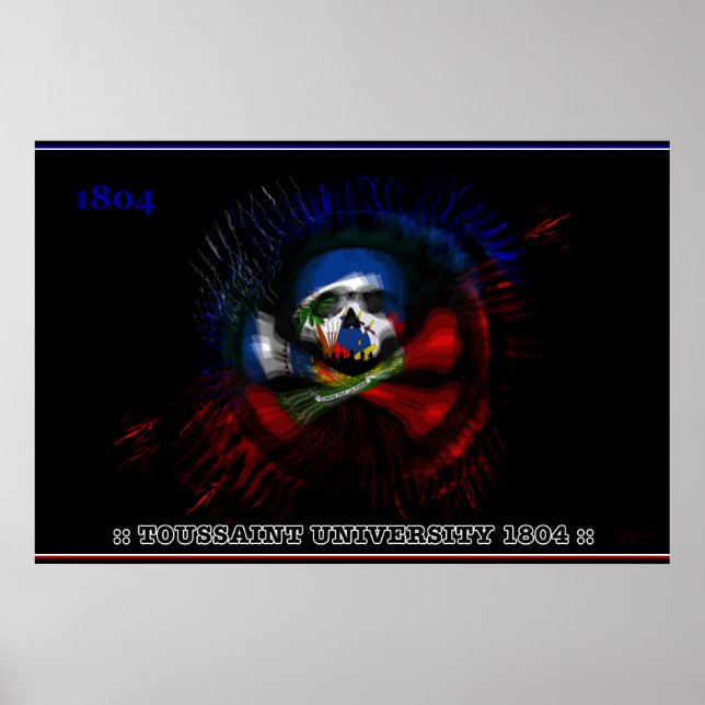 TOUSSAINT UNIVERSITY 1804 POSTER (Vorne)