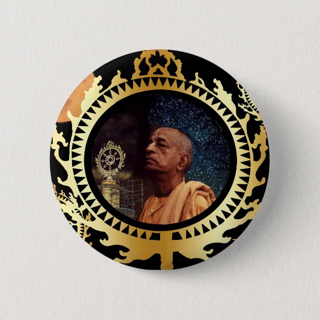 TOVP/Prabhupada Knopf Button (Vorderseite)