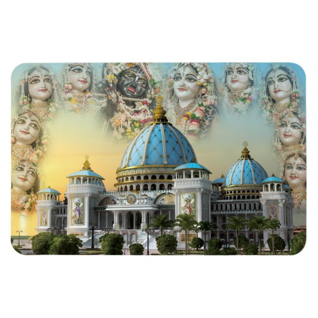 TOVP/Radha Madhava/Ashta Sakhis Magnet (Horizontal)